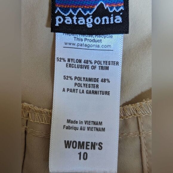 Patagonia Tan Wide Leg Pants - Picture 5 of 5